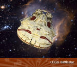 LEGO BATTLESTAR - Más de seis pies de largo y un peso aplastante de 56 libras, esta creación de Lego intrincadamente detallada podría haber volado directamente de una secuencia de efectos especiales de "Battlestar Galactica". De hecho, es tan grande y pesada que uno de sus motores traseros se desprendió durante su construcción, lo que obligó a su creador Garry Rey a añadirle soportes internos de madera y acero.