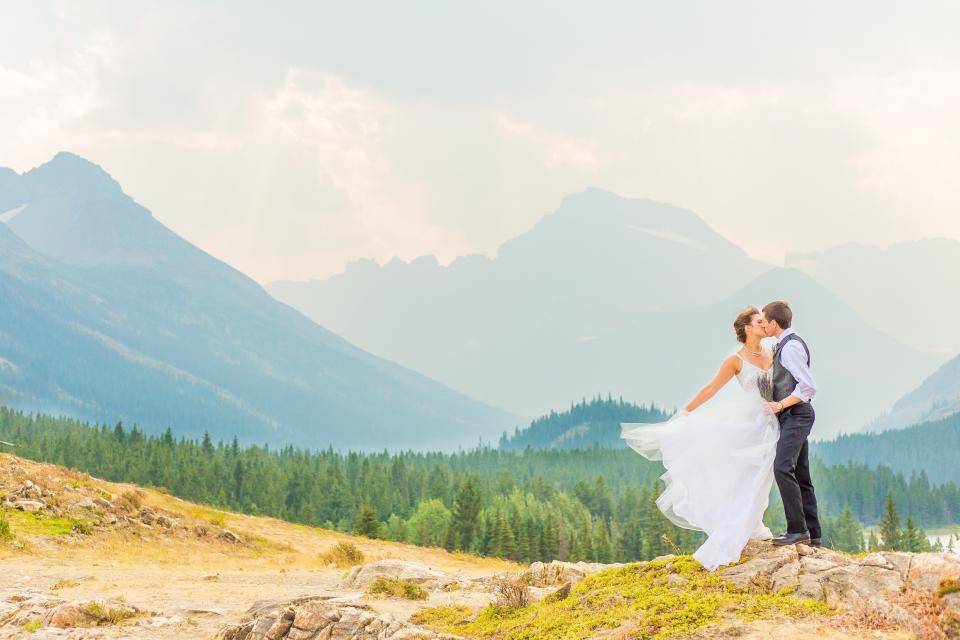 "As the winds blew and cleared out some of the smoke from the fire on the other side of the park, Kelly and Forrest began their greatest adventure yet in their favorite place: the mountains of Glacier National Park." --&nbsp;<i>Sara Jeanne</i>