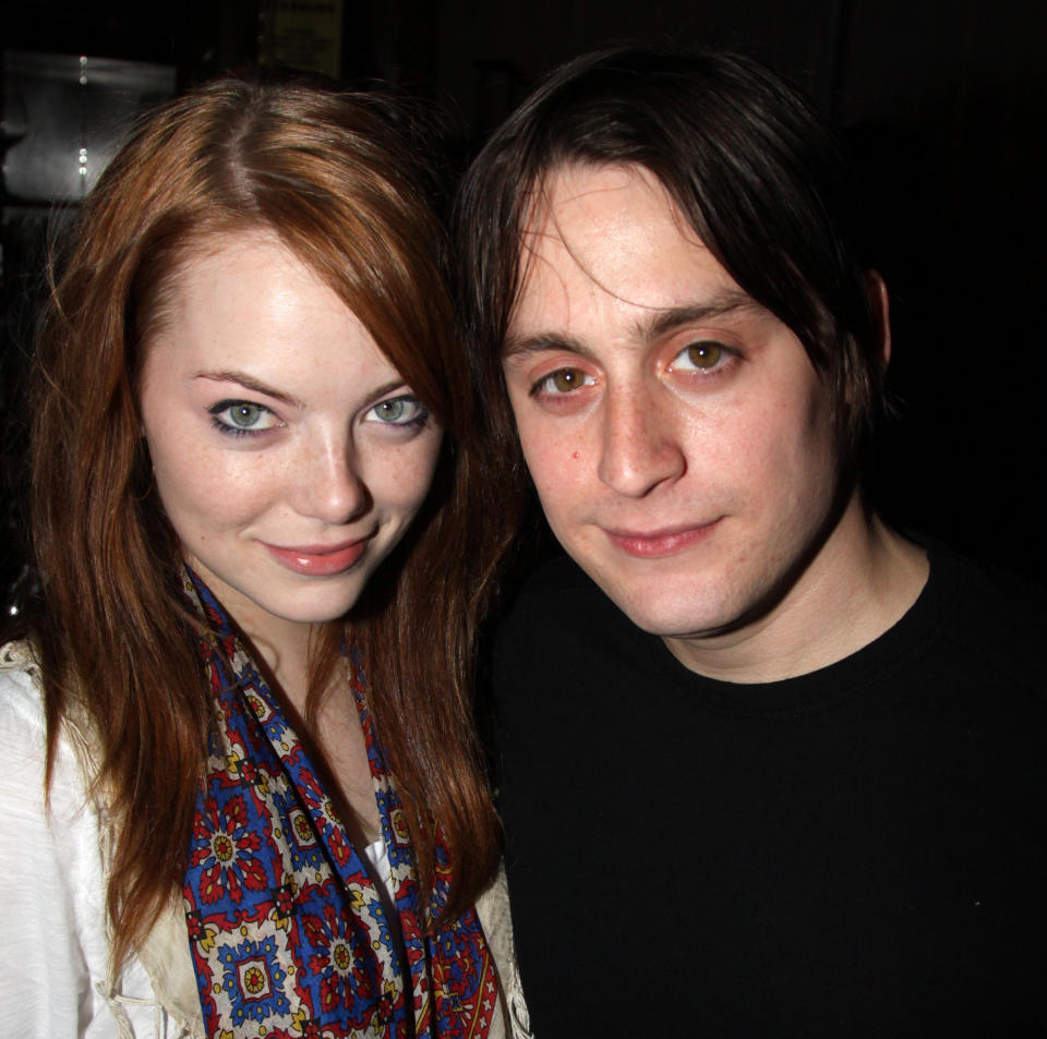 Emma Stone and Kieran Culkin