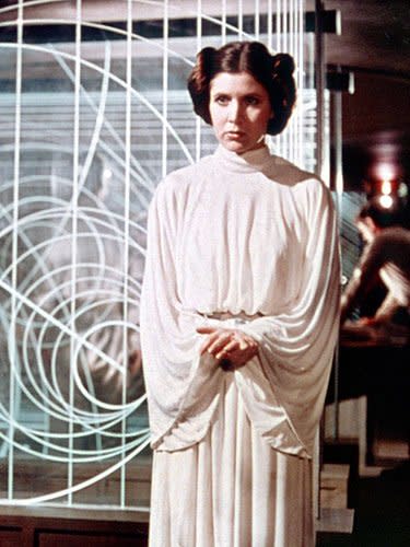 Carrie Fisher <br> La guerre des étoiles (Star Wars), 1977. (Everett Collection)