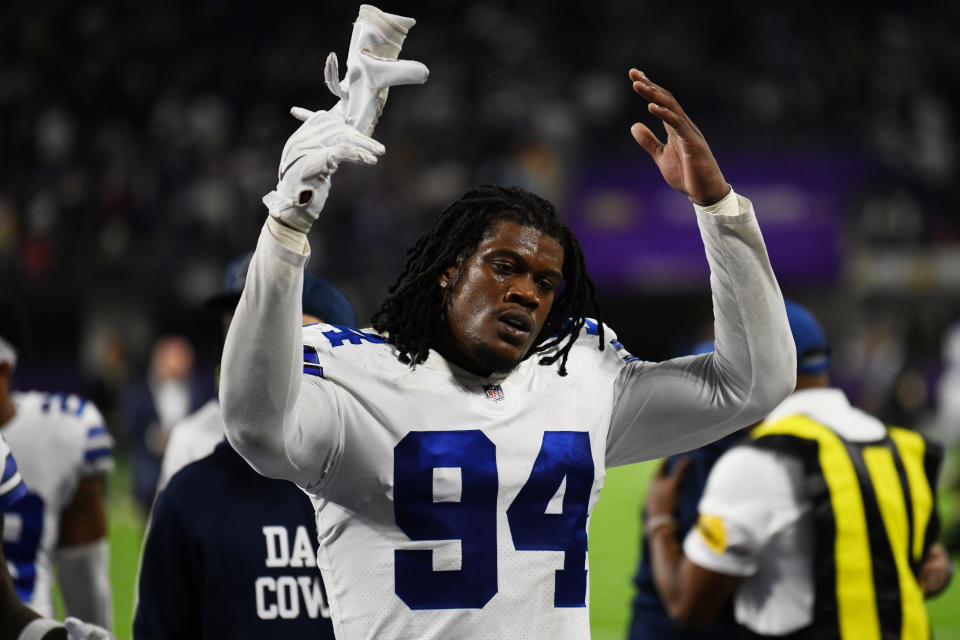 Randy Gregory's about-face is one of the biggest stories of NFL free agency thus far. (Photo by Stephen Maturen/Getty Images)