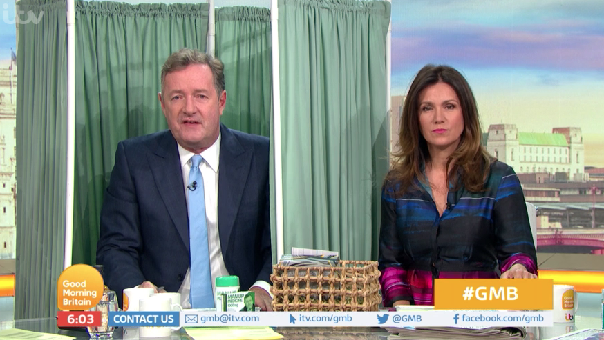 Piers Morgan spoke about the petition today on 'Good Morning Britain'. (ITV)