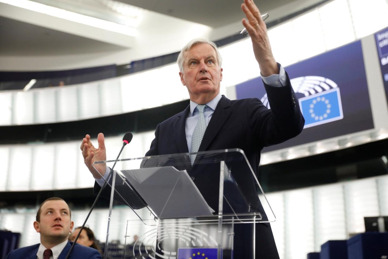 European Union chief Brexit negotiator Michel Barnier: AP
