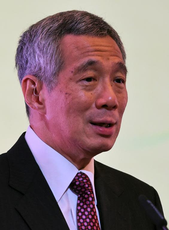 Singapore's Prime Minister Lee Hsien Loong, pictured during a ministerial meeting, on February 10, 2015