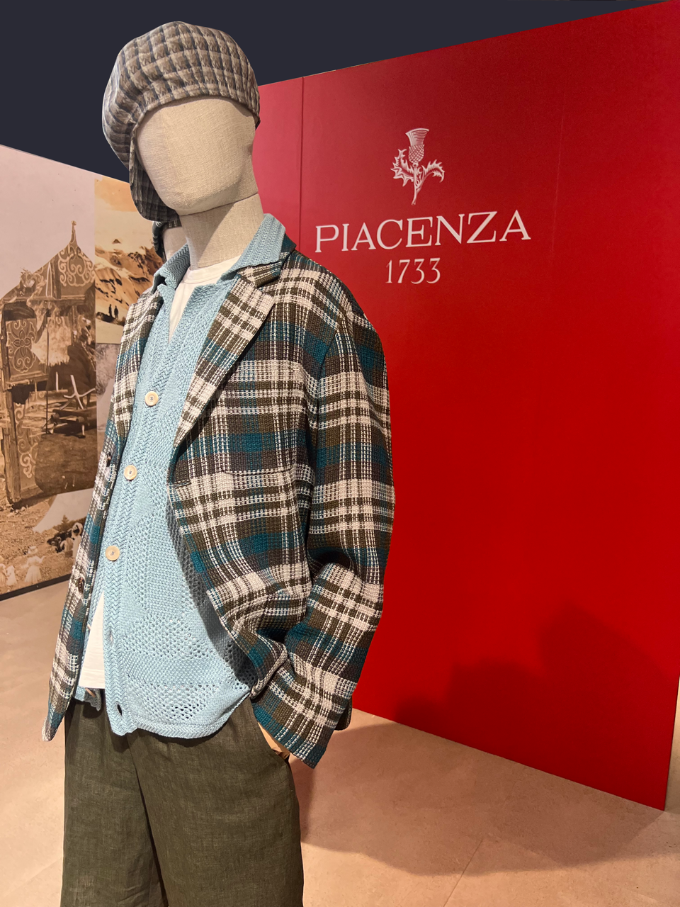 A look from Piacenza 1733 men's spring 2024 collection.