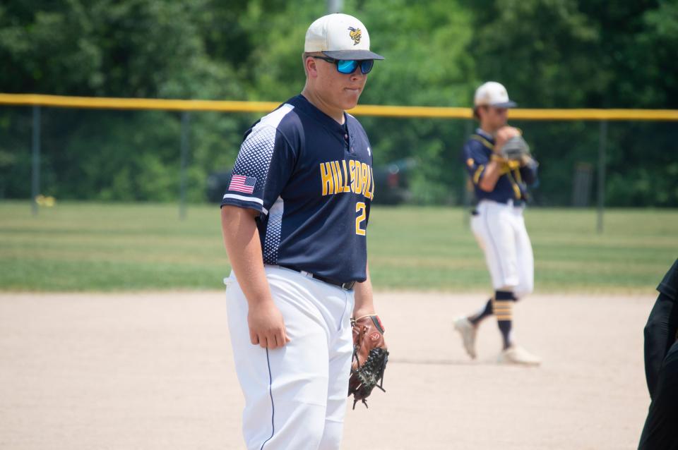 Hillsdale junior Wyatt Wahtola (from last year) had a win on the mound for Hillsdale against Homer.