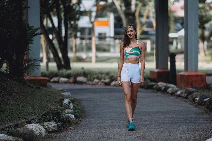 Singapore #Fitspo of the Week Jimena Muchsel is a graphic designer and content creator.