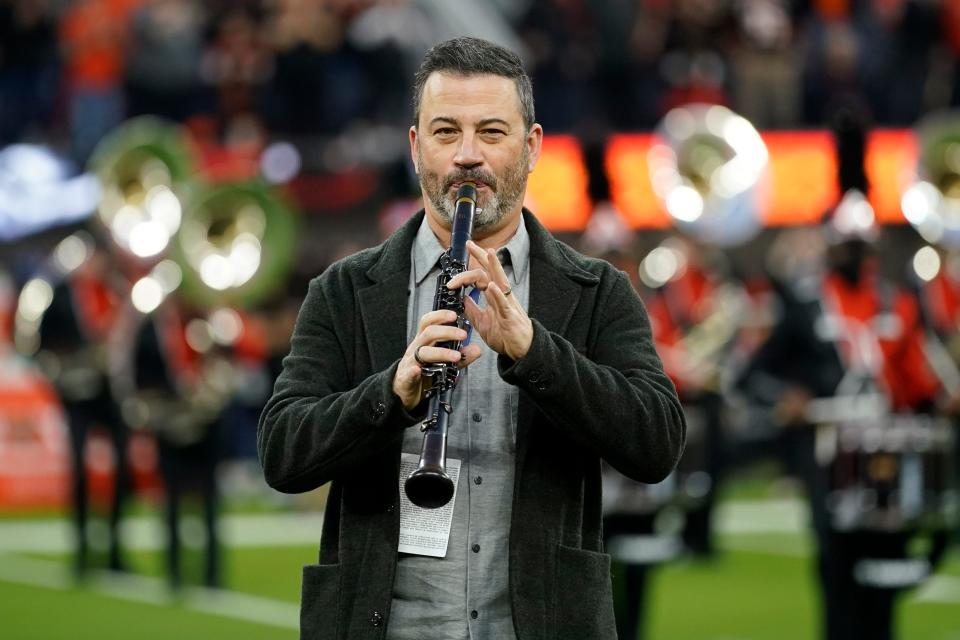 Jimmy Kimmel: Los Angeles' football savior and clarinet extraordinaire.