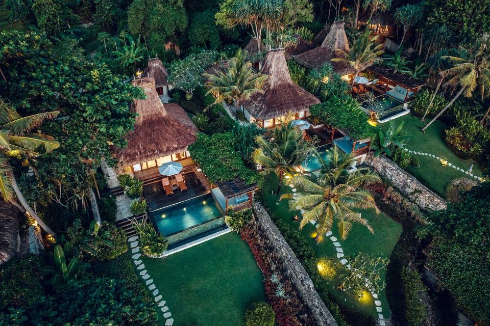 Aerial view of Nihi Sumba