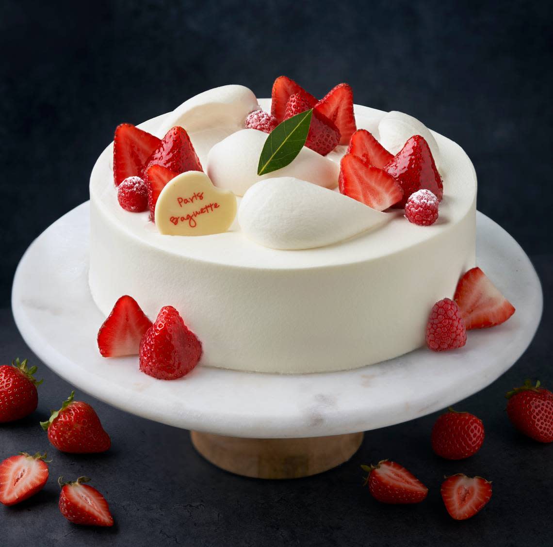 Strawberry Soft Cream Cake from Paris Baguette