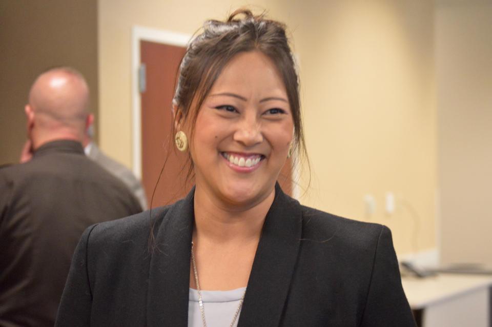 Ottawa County Director of Diversity, Equity and Inclusion Robyn Afrik speaks with county staff during the Office of DEI's open house on Tuesday, Aug. 27, 2019. Afrik highlighted the DEI office's progress and goals met in 2020 during a presentation of annual report Tuesday, Jan. 12.