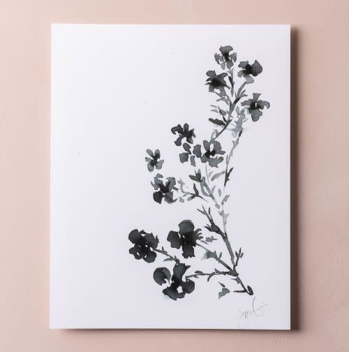 3) Botanical Watercolor Print