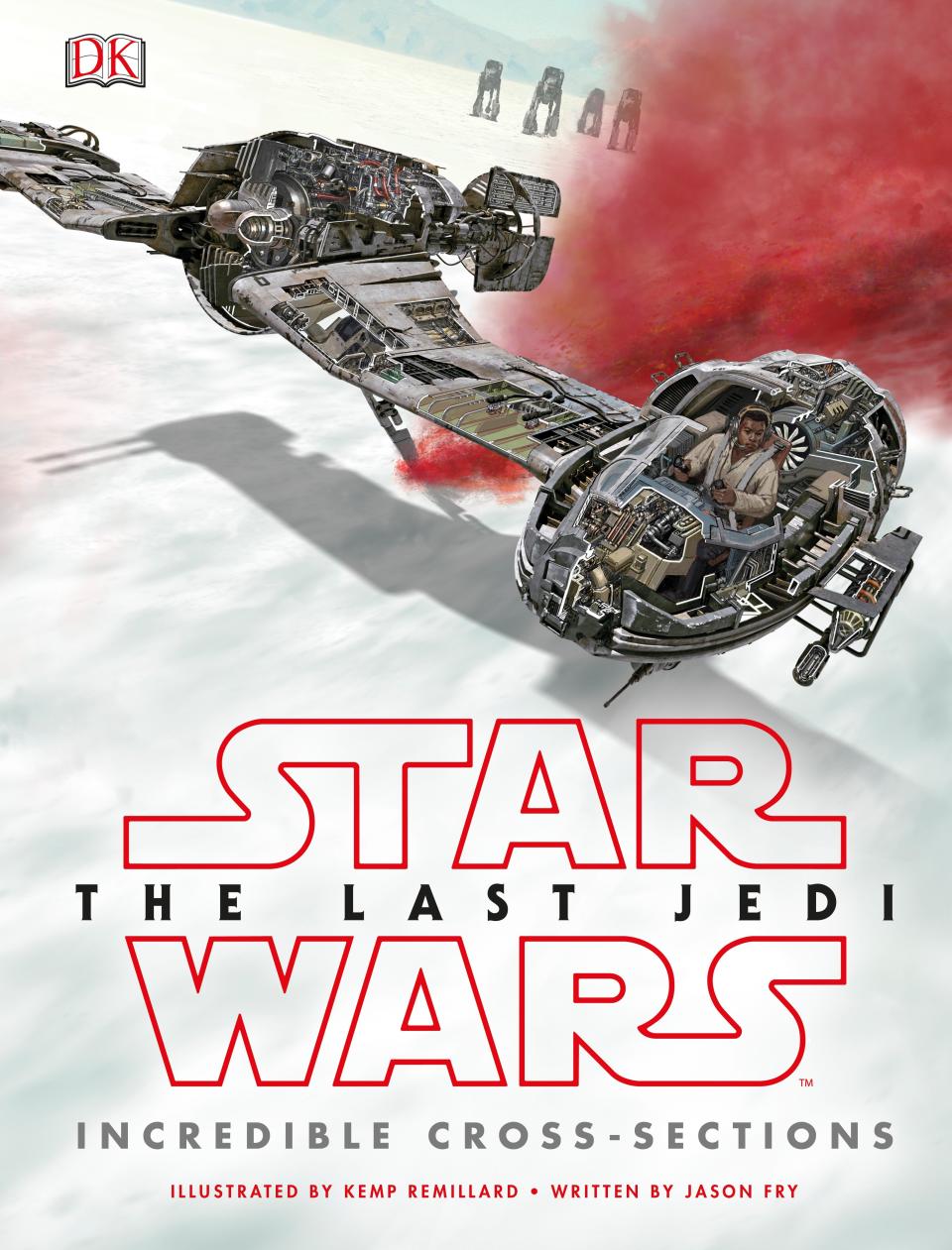 <p>DK’s intricately illustrated book provides detailed breakdowns of all the new vehicles in ‘The Last Jedi,’ including ski-speeders, TIE Silencer, and AT-M6 walkers. </p>