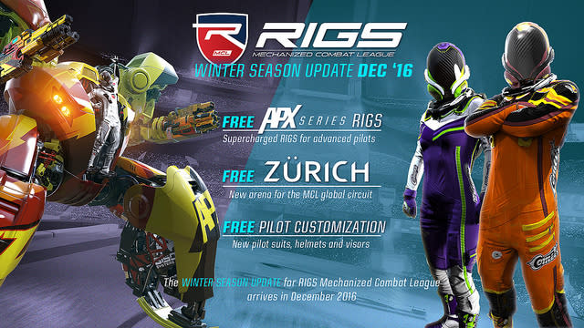 PSVR shooter 'RIGS' gets a new mech and arena next month