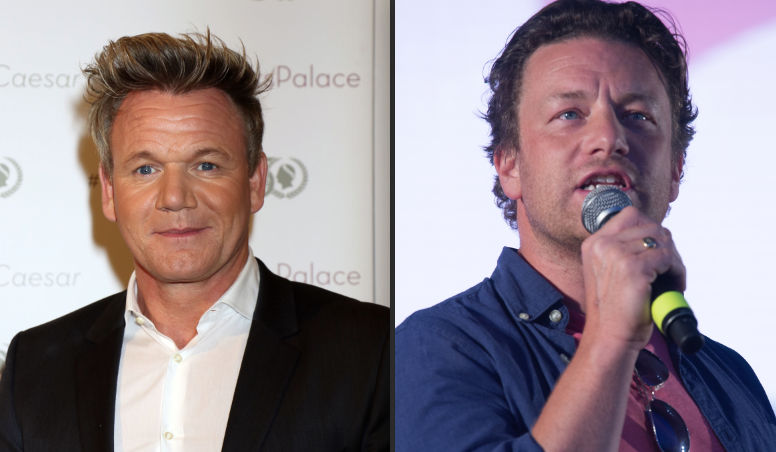 Gordon Ramsay and Jamie Oliver