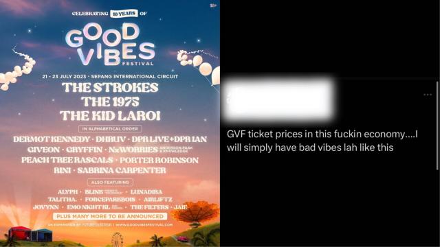 Malaysia's Good Vibes Festival is back and charging RM788 for a 3-day pass  in this economy