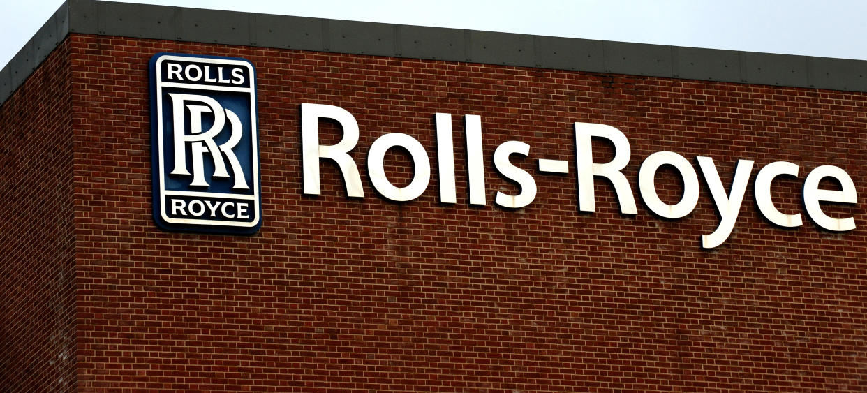 Undated file photo of the logo of Rolls-Royce. Nearly 1,400 jobs are being cut in the UK and globally at engine maker Rolls-Royce as it continues to swing the axe under a plan to slash its workforce by 9,000.