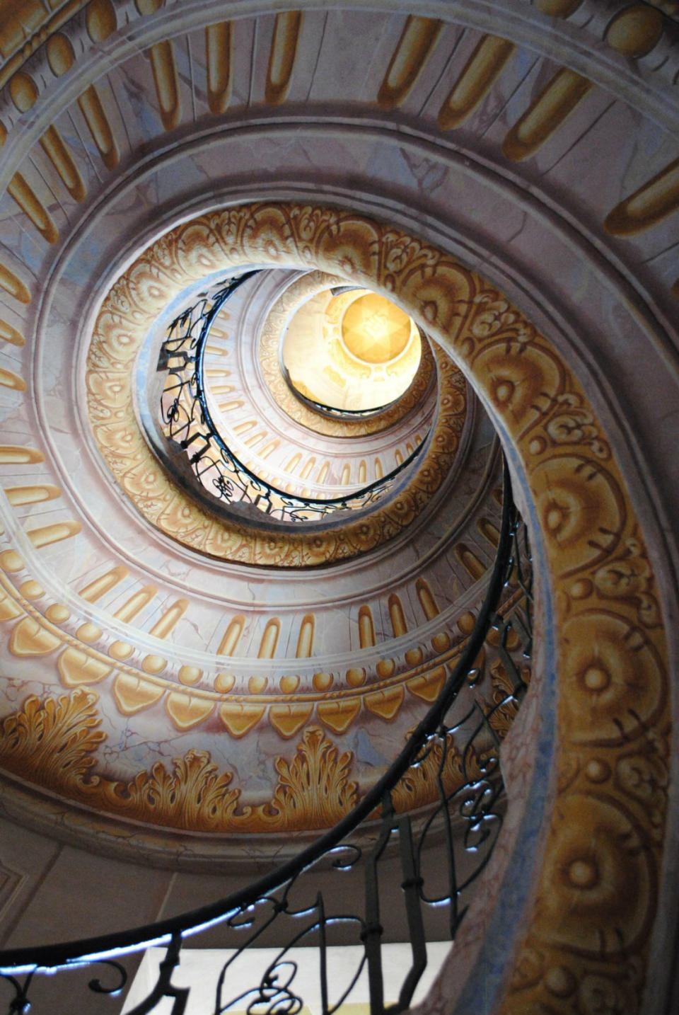 Escalera de la Abadía de Melk (Austria)