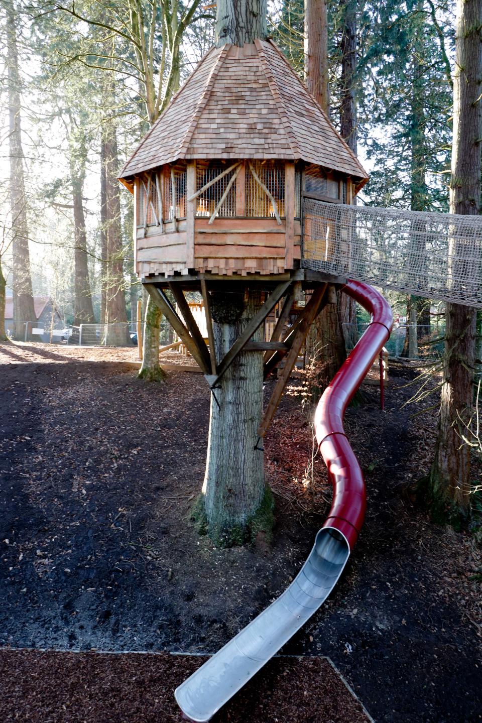 The new tube slide at Dumfries House