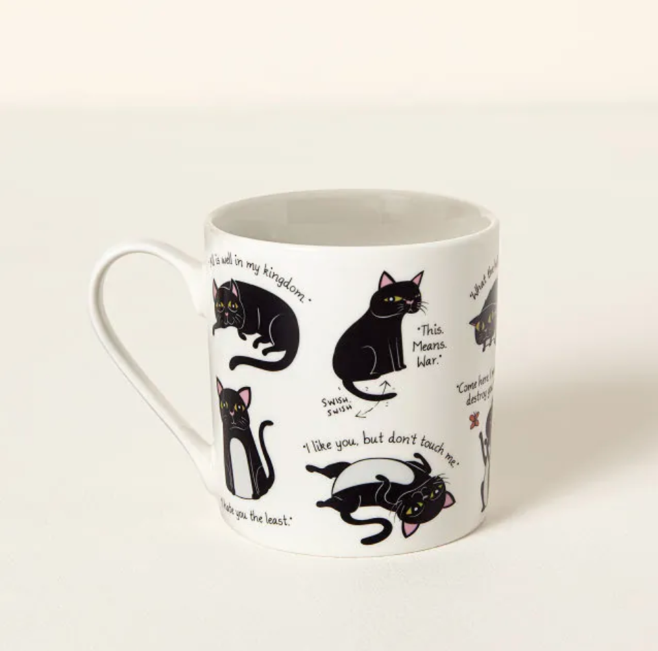 <p><a href="https://go.redirectingat.com?id=74968X1596630&url=https%3A%2F%2Fwww.uncommongoods.com%2Fproduct%2Fcatitude-mug&sref=https%3A%2F%2Fwww.housebeautiful.com%2Fshopping%2Fg40943102%2Fgifts-for-cat-lovers%2F" rel="nofollow noopener" target="_blank" data-ylk="slk:Shop Now;elm:context_link;itc:0;sec:content-canvas" class="link ">Shop Now</a></p><p>Catitude Mug</p><p>uncommongoods.com</p><p>$15.00</p>