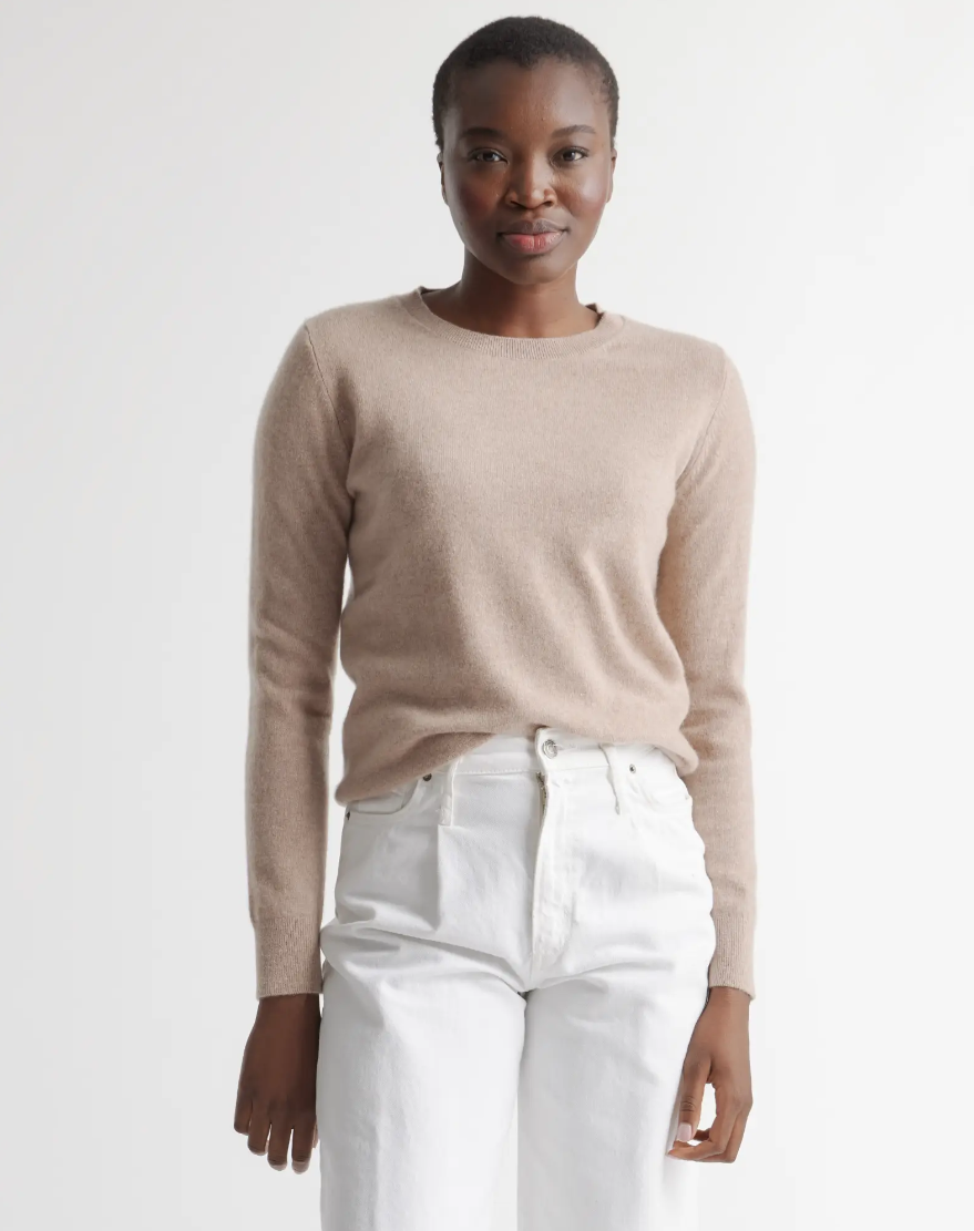 Mongolian Cashmere Crewneck Sweater