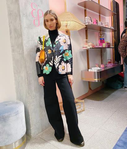 <p> Ashley Avignone Instagram</p> Ashley Avignone at an Edie Parker event in February 2020.