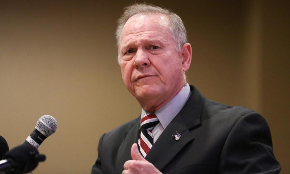 Judge Roy Moore, speaking on Saturday, said a Washington Post report about him was ‘fake news’.