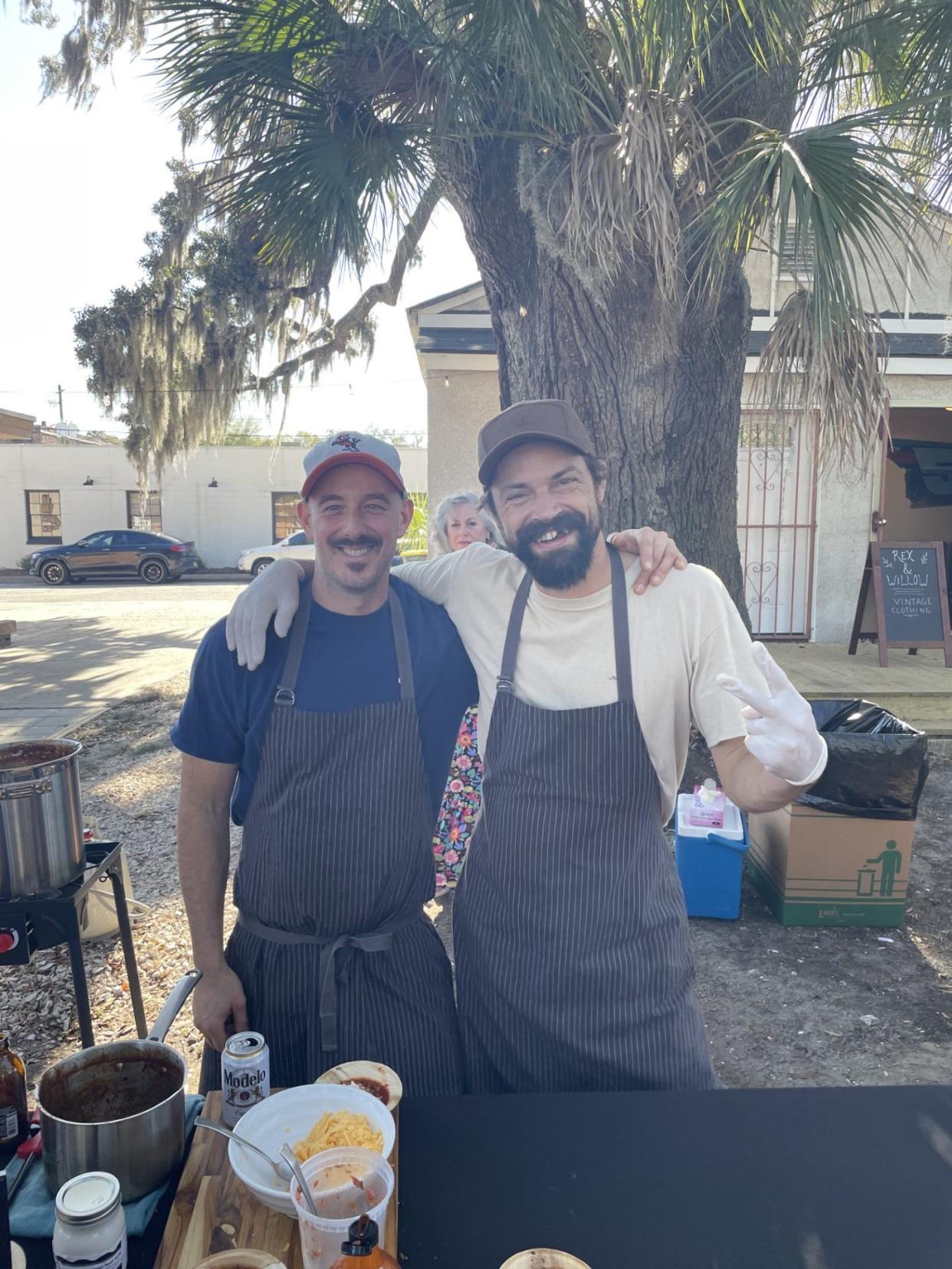 Uncle June's Reid Henninger (left)