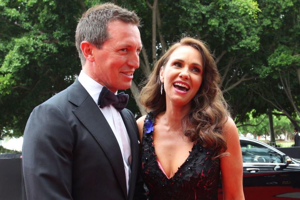 Tasma Walton and Rove McManus attend the 2018 AACTA Awards Presented by Foxtel at The Star on December 5, 2018 in Sydney, Australia. Photo: Getty Images.