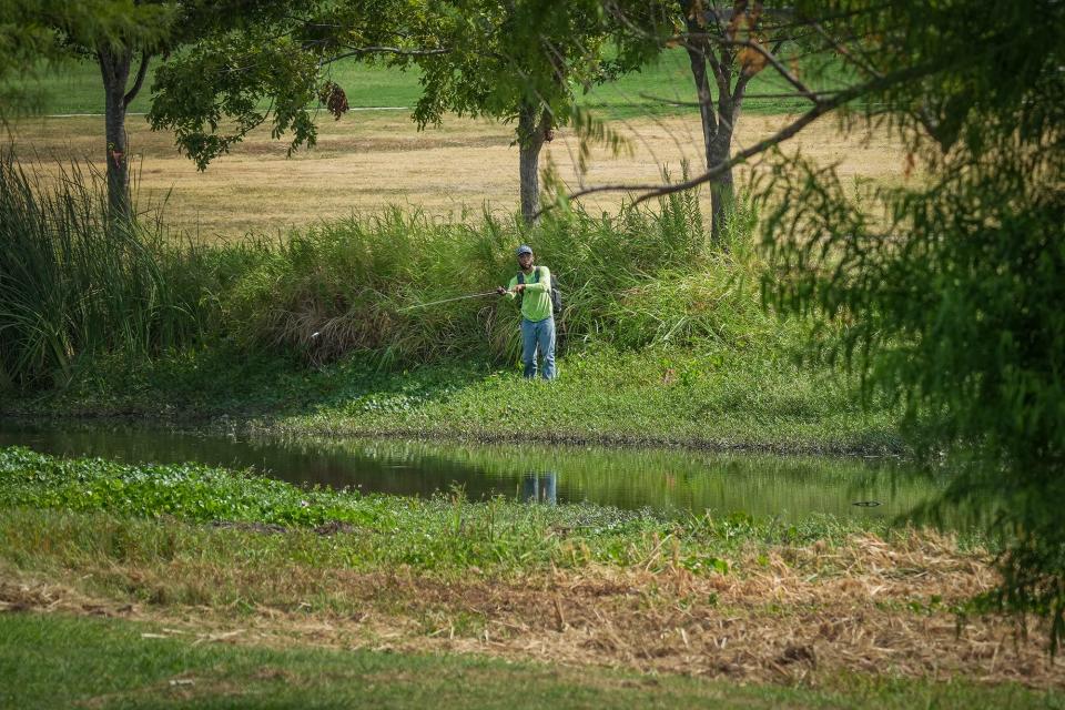 Richard Hernandez says he fishes at Old Settlers Park, the crown jewel of Round Rock's park system, at least twice a week. Improvements to the park should be coming next year after the approval of a bond package in May.