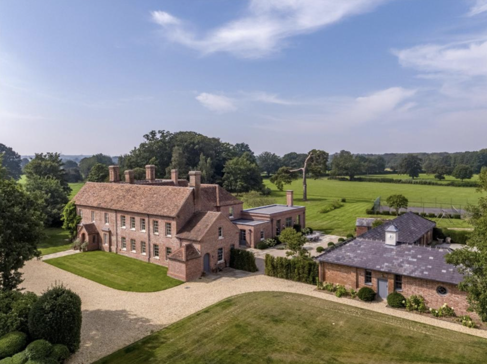 <p>This beautiful estate in the heart of Hampshire is surrounded by 118 acres of breathtaking natural scenery and has been meticulously restored by its current owners.</p>In addition to period features, this home also boasts impressive modern technology, such as a high-tech security and sound system. As well as a swimming pool, tennis court and much more on the <a href="https://www.housebeautiful.com/uk/lifestyle/property/" rel="nofollow noopener" target="_blank" data-ylk="slk:property;elm:context_link;itc:0;sec:content-canvas" class="link ">property</a>, the sprawling surroundings of North Wessex Downs and Newbury are the perfect location for a trek or even a horse ride.<br><br>This property is currently on the market for £1,500,000 with Savills, Country Department via <a href="https://www.rightmove.co.uk/properties/114306560#/" rel="nofollow noopener" target="_blank" data-ylk="slk:Rightmove;elm:context_link;itc:0;sec:content-canvas" class="link ">Rightmove</a>.