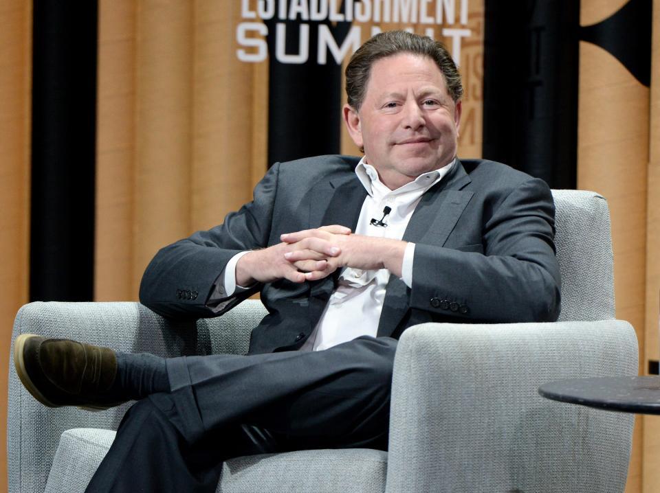 CEO of Activision Blizzard, Bobby Kotick, speaks onstage during 'Managing Excellence: Getting Consistently Great Results' at the Vanity Fair New Establishment Summit at Yerba Buena Center for the Arts on October 19, 2016 in San Francisco, California.