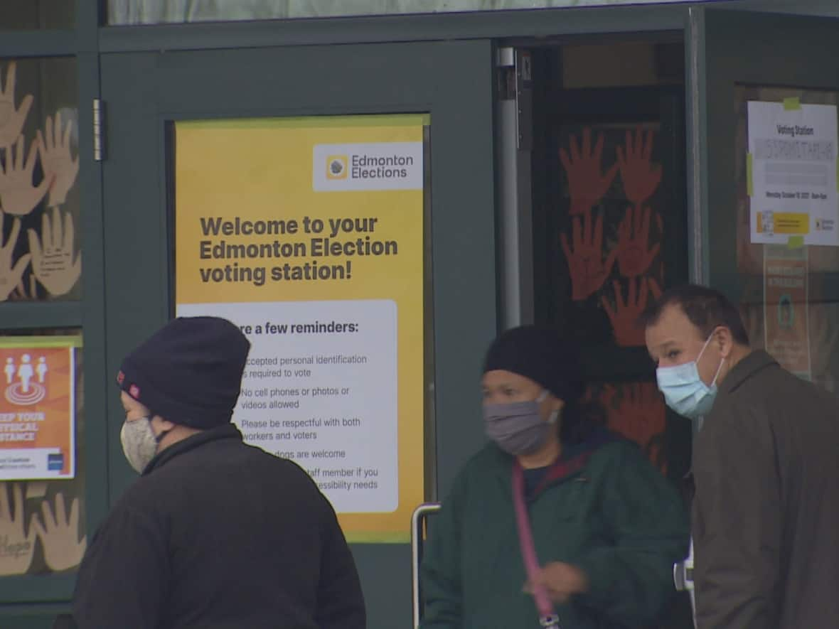 This municipal election includes the usual ballots for mayor, city councillor and school board trustees but also includes a chance to pick Alberta Senate nominees and weigh in on two referendum questions.   (Travis McEwan/CBC - image credit)