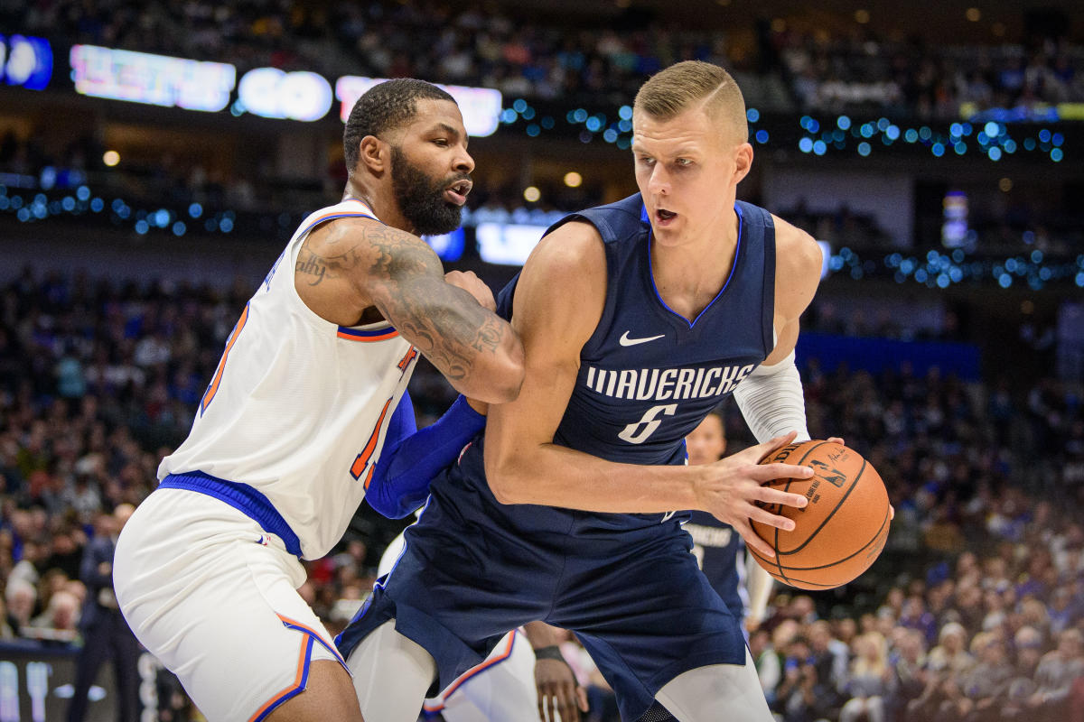 Knicks center Kristaps Porzingis frightens us with demonic smile