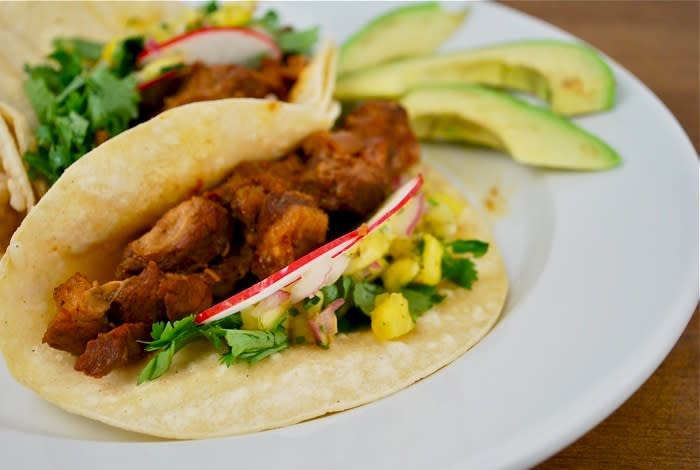 Pork Tacos with Pineapple Salsa