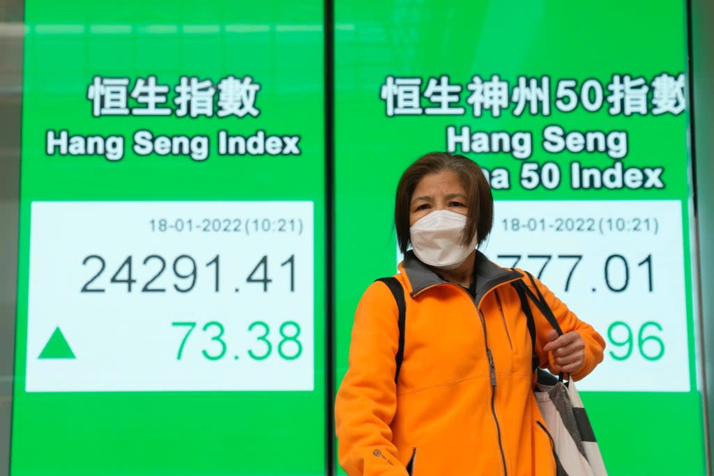 Hong Kong Financial Markets (Copyright 2022 The Associated Press. All rights reserved)