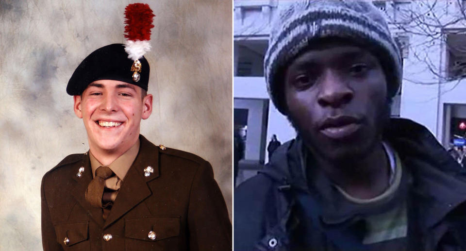 Lee Rigby was murdered by Adebowale (pictured) and Michael Adebolajo in 2013. (PA) 