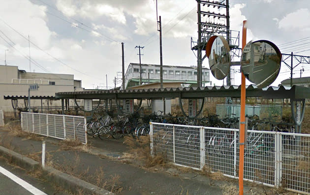 Screenshot from Google Maps shows the nuclear no-go zone where former residents have been unable to live because of the radiation spewing from the Fukushima Dai-ichi nuclear power plant.