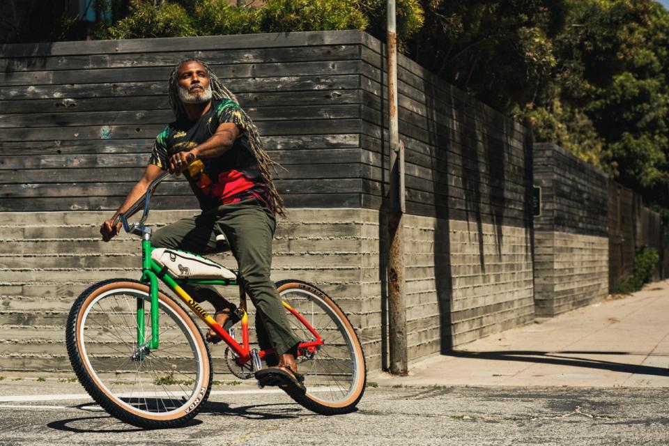 State Bicycle Co X Bob Marley Klunker Erik cruising