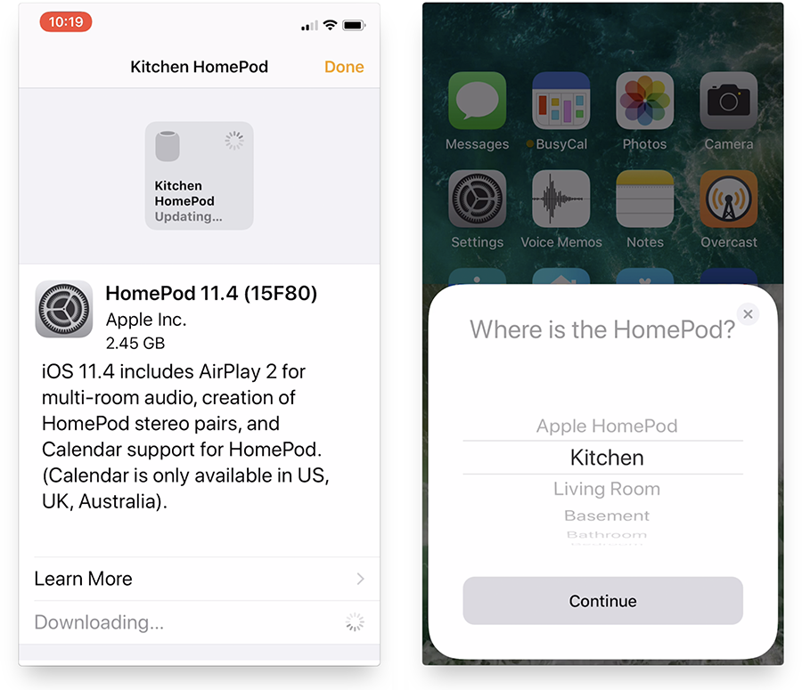 Das iOS 11.4 Update ermöglicht HomePod Besitzern nun auch Mulitrooom-Audio.