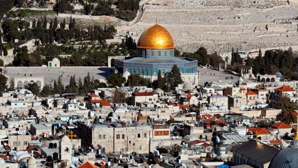 Vista de la ciudad de Jerusalén.