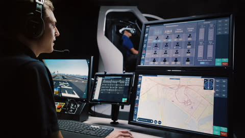 TRU Simulation Veris Virtual Reality Simulator Control (Photo: Business Wire)