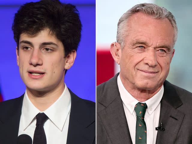 <p>Kevin Dietsch-Pool/Getty ; Jamie McCarthy/Getty</p> Left: Jack Schlossberg at the Smithsonian National Museum of American History on Nov. 20, 2013 in Washington, D.C. Right: Robert F. Kennedy Jr. at Fox News Channel Studios on June 02, 2023 in New York City