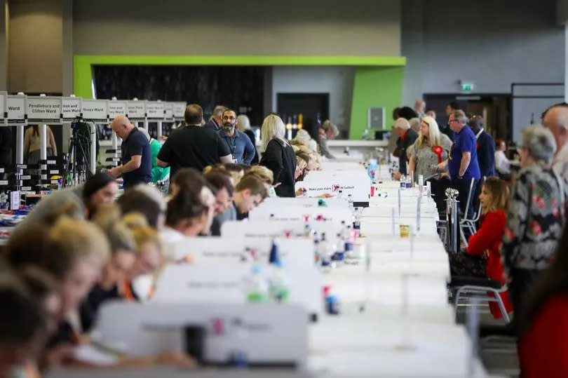 The vote at the AJ Bell Stadium in Salford -Credit:ASP