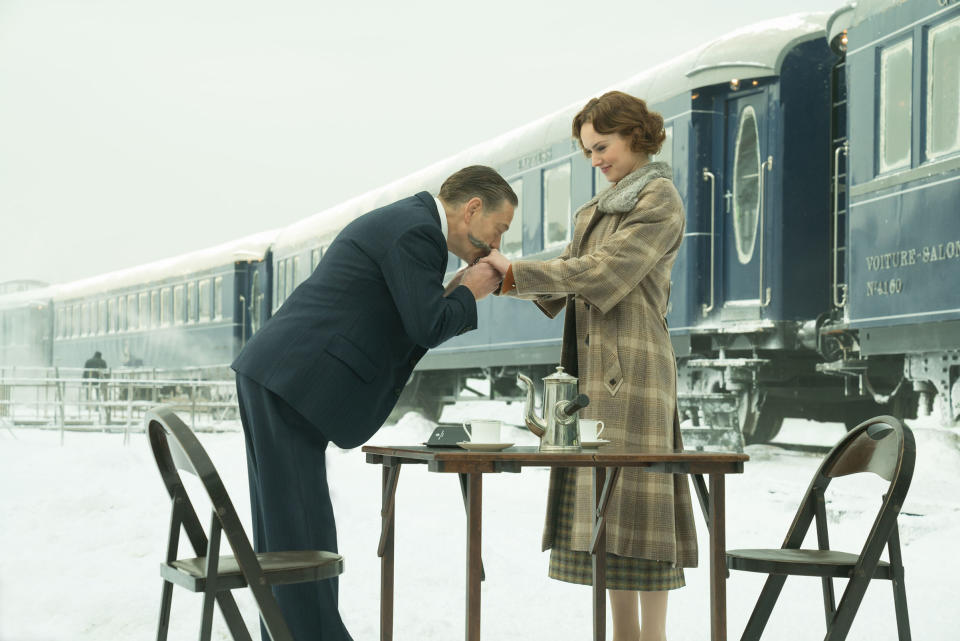 Kenneth Branagh and Daisy Ridley star in Twentieth Century Fox’s “Murder on the Orient Express.”<span class="copyright">Nicola Dove—Twentieth Century Fox</span>