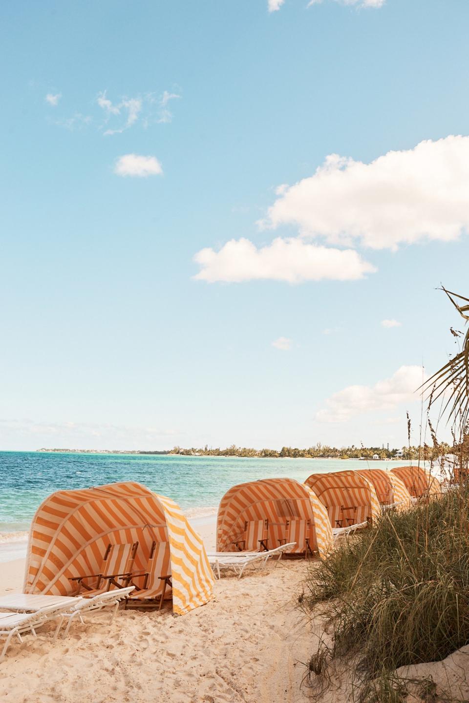 Adrian’s family has a house in Lyford Cay, where they have been going since the mid-’80s. It is also where we first started dating, so it’s a very special place for us as a couple.