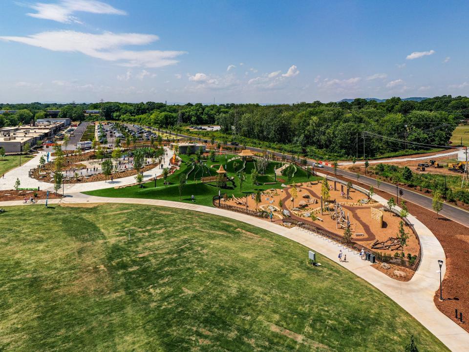 An aerial shot of Unity Park from Michael Kelly, a freelance aerial photographer who runs GVLdaily.