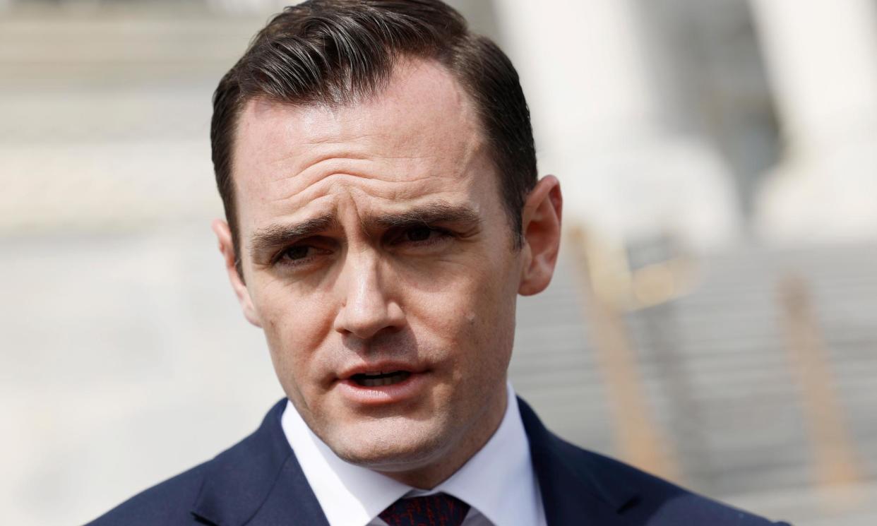 <span>Mike Gallagher, who is married with two children, said: ‘I signed up for the death threats and the late-night swatting, but they did not.’</span><span>Photograph: Anna Moneymaker/Getty Images</span>