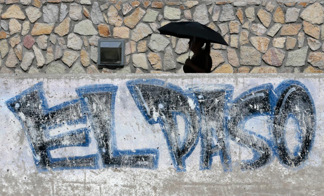 El Pasoans are ducking under umbrellas looking for relief from the hot El Paso sun as temperatures near triple digits yet again Tuesday, Aug. 27, 2019.