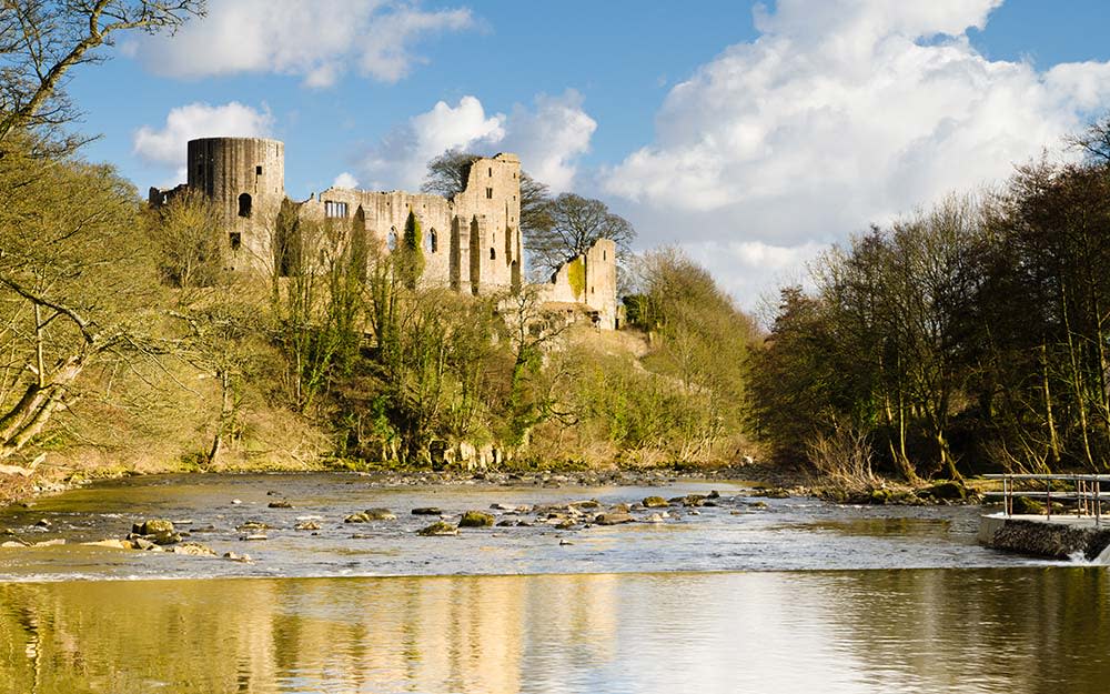 The ruins of Barnard Castle, from which the town gets its name - istock